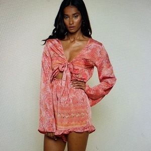 NEVER WORN -Beautiful silky romper